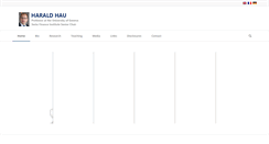Desktop Screenshot of haraldhau.com