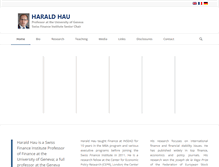 Tablet Screenshot of haraldhau.com